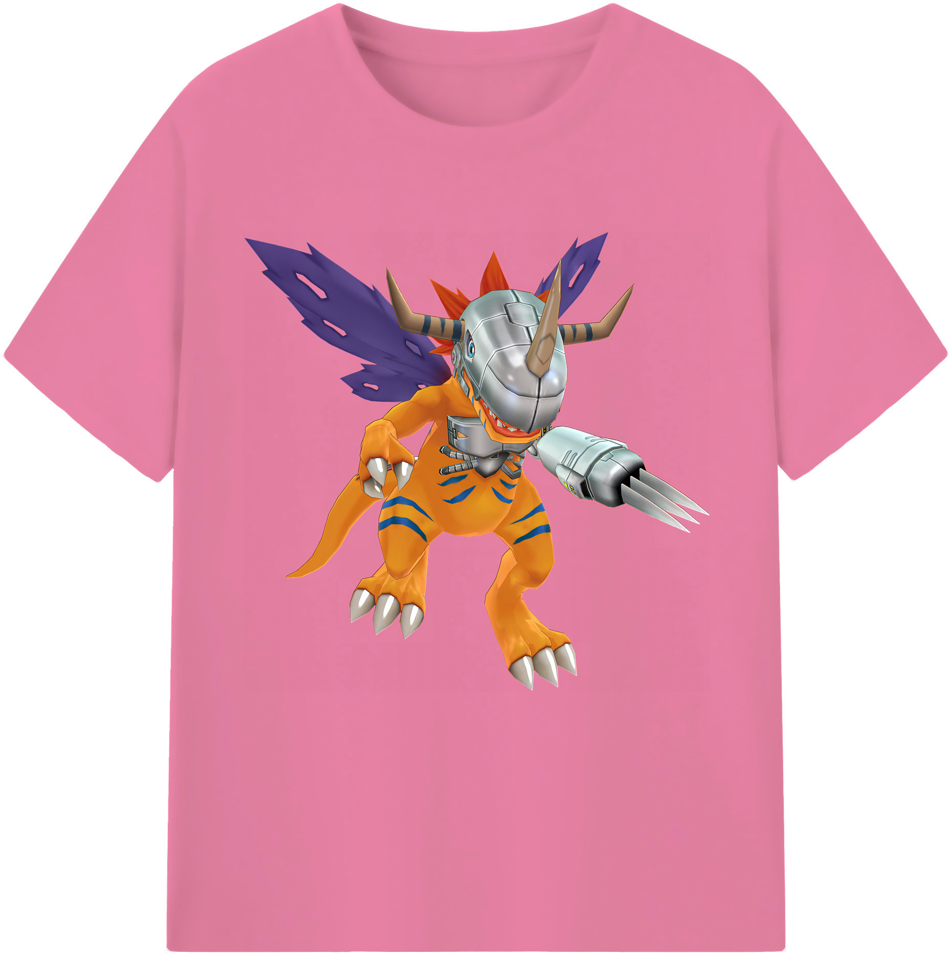 （画像用） Digimon デジタルモンスター/デジモン 綿100％半袖Tシャツ（フロントプリント）